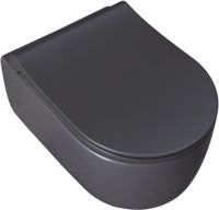 Товар: Унитаз Allen Brau Priority 4.31002.AN подвесной Антрацит без сиденья - фото 4 Унитаз Allen Brau Priority 4.31002.AN подвесной Антрацит без сиденья — фото 4, Подвесные унитазы