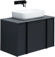 Тумба под раковину Allen Brau Reality 80 1.32005.AM подвесная Антрацит матовый — фото 27, Тумбы под раковину