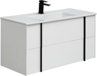 Тумба под раковину Allen Brau Reality 100 1.32007.WM подвесная Белая матовая — фото 2, Тумбы под раковину