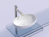 Раковина-чаша Ceramicanova Element 50 CN6056 Белая глянцевая — фото 9, Раковины накладные