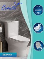 Унитаз компакт Ceruttispa CT7193 с бачком и сиденьем Микролифт — фото 2, Напольные унитазы