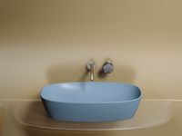 Раковина-чаша Ceramicanova Element 60 CN6049ML Голубая матовая — фото 4, Раковины накладные