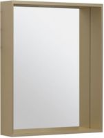 Зеркало Allen Brau Reality 60 1.32016.03 с подсветкой Латунь браш с сенсорным выключателем — фото 7, Зеркала в ванную комнату