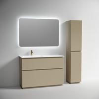 Тумба напольная SANCOS Folk Floor левая 1190х445х850, c двумя ящиками оснащенными доводчиками, Капучино, арт. арт-FL120FLCP — фото 3, Тумбы под раковину