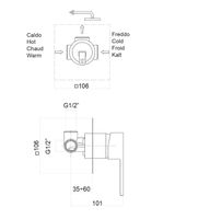 Товар: Смеситель для душа Fiore KUBE , белый арт-100BB7515 - фото 2 Смеситель для душа Fiore KUBE , белый арт-100BB7515 — фото 2, Смеситель для душа