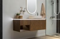 Тумба под раковину Allen Brau Infinity 120 1.21008.NO R дуб — фото 21, Тумбы под раковину