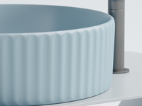 Раковина-чаша Ceramicanova Element 36 CN6057ML Голубая матовая — фото 4, Раковины накладные