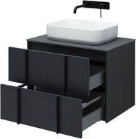 Тумба под раковину Allen Brau Reality 70 1.32004.AM подвесная Антрацит матовый — фото 38, Тумбы под раковину