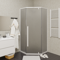 Товар: Душевой уголок Ceruttispa 90x90 C3AWD профиль Белый стекло рифленое - фото 10 Душевой уголок Ceruttispa 90x90 C3AWD профиль Белый стекло рифленое — фото 10, Душевые уголки трапеция