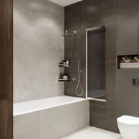 Товар: Шторка на ванну слайдер Terminus Ното 150х90 тонированная, хром 1CS150х90CT - фото 5 Шторка на ванну слайдер Terminus Ното 150х90 тонированная, хром 1CS150х90CT — фото 5, Шторы для ванной