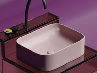 Раковина-чаша Ceramicanova Element 51 CN6052MP Розовая матовая — фото 20, Раковины накладные