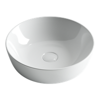 Раковина-чаша Ceramicanova Element 41 CN6013 Белая — фото 1, Раковины накладные