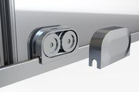 Душевой уголок Allen Brau Fantasy 160x80 3.11010.00 + 3.11011.00 профиль Хром стекло прозрачное — фото 14, Прямоугольные душевые уголки