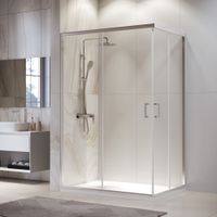 Душевой уголок  80*120*195 RGW PA-246 Прямоуг./Хром/Прозрачное/6 мм (Easy) арт-030824682-11 — фото 2, Прямоугольные душевые уголки