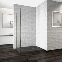 Боковая панель 100*195 RGW Z-33 Хром/Прозрачное/5 мм для PA-13 (Easy) арт-06223310-11 — фото 1, Боковые стенки