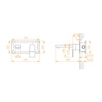 Смеситель встраеваемый с изливом RGW SP-46/хром арт-51140546-01 — фото 6, Смесители для раковины