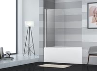 Шторка на ванну  80*150 RGW SC-09 Хром/Прозрачное/6 мм арт-06110908-11 — фото 4, Шторки для ванной распашные