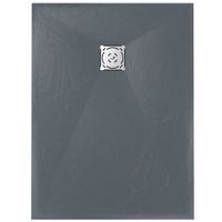 Душевой поддон  70*120*2,5 RGW ST-0127G Графит/Прямоуг Ø 90 мм Каменный арт-16152712-02 — фото 2, Душевые поддоны из искусственного камня