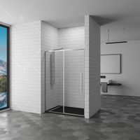 Душевая дверь 120*195 RGW SV-12-G Золото/Прозрачное/6 мм (Easy) арт-32321212-16 — фото 2, Раздвижные душевые двери