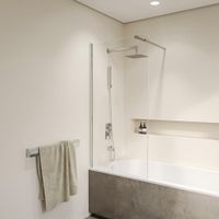 Товар: Шторка на ванну 60*150 RGW SC-052 Хром/Прозрачное/10 мм (Easy) арт-35115206-11 - фото 3 Шторка на ванну 60*150 RGW SC-052 Хром/Прозрачное/10 мм (Easy) арт-35115206-11 — фото 3, Неподвижные шторки для ванной