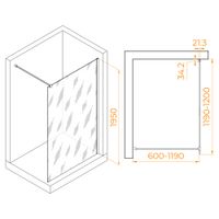 Товар: Душевая перегородка 120*195 RGW WA-001 Хром/Прозрачное/10 мм арт-351000112-11 - фото 3 Душевая перегородка 120*195 RGW WA-001 Хром/Прозрачное/10 мм арт-351000112-11 — фото 3, Душевые перегородки