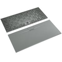 Душевой поддон 90*200*2,6 RGW TKS-209Gr Серый/Прямоуг Ø 90 мм  арт-553802920-12 — фото 5, Стеклопластиковые душевые поддоны