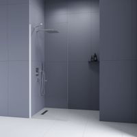 Товар: Душевая перегородка INRAIN MONT-110 / 80х195 / Белый / Прозрачное / 8 мм арт-73MO11008-TW - фото 4 Душевая перегородка INRAIN MONT-110 / 80х195 / Белый / Прозрачное / 8 мм арт-73MO11008-TW — фото 4, Душевые перегородки