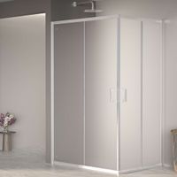 Душевой уголок RGW PA-040 80x120, прямоугольный, профиль хром, стекло матовое/6 мм, арт-3508104082-21 — фото 6, Прямоугольные душевые уголки