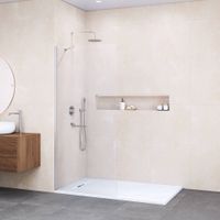 Душевая перегородка INRAIN MONT-110 /  70х195 / Хром / Прозрачное / 8 мм арт-73MO11007-CH