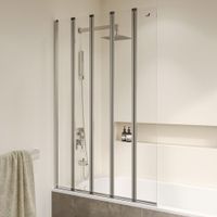 Товар: Шторка на ванну 120*150 RGW SC-21 Хром/Прозрачное/6 мм (Easy) арт-03112112-11 - фото 3 Шторка на ванну 120*150 RGW SC-21 Хром/Прозрачное/6 мм (Easy) арт-03112112-11 — фото 3, Складные шторки для ванной