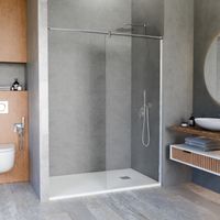 Душевая перегородка INRAIN MONT-033 / 120х195 / Хром / Прозрачное / 6 мм арт-73MO03312-CH — фото 1, Душевые перегородки