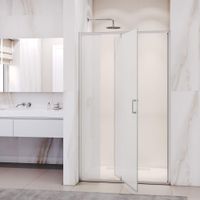 Душевая дверь  90-100*195 RGW PA-008 Хром/Матовое/6 мм (Easy) арт-350800890-21 — фото 2, Распашные душевые двери