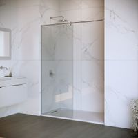 Душевая перегородка 110*200 RGW WA-033-B Черные петли Чёрный/Прозрачное/8 мм арт-351003311-14 — фото 1, Душевые перегородки