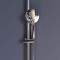 Душевая стойка RGW SP-25 Хром Головной душ/Смеситель (Ручной душ.Шланг 1,5 м.) арт-59140125-01 — фото 5, Душевые стойки