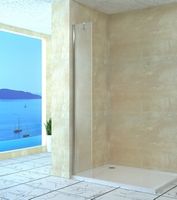 Боковая панель  30*195 RGW Z-09 Хром/Прозрачное/6 мм (LE-03;04) (Easy) арт-06220903-11 — фото 1, Боковые стенки