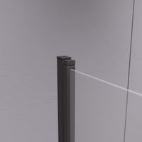 Шторка на ванну  70*140 RGW SC-109-B (140) Чёрный/Прозрачное/6 мм арт-4111109107-14 — фото 6, Шторки для ванной распашные