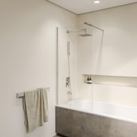 Товар: Шторка на ванну INRAIN MC-052 / 90х150 / Хром / Прозрачное / 10 мм арт-73MC05209-CH - фото 3 Шторка на ванну INRAIN MC-052 / 90х150 / Хром / Прозрачное / 10 мм арт-73MC05209-CH — фото 3, Неподвижные шторки для ванной