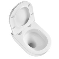 Унитаз подвесной RGW SW-44  белый  (горизонтальный выпуск, с микролифтом) арт-65420244-01 — фото 4, Подвесные унитазы