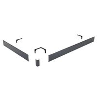 Экран для поддона INRAIN IN-21  80х120 (прямоугольник) (Графит) арт-73IN1582-02 — фото 1, Экраны для поддонов