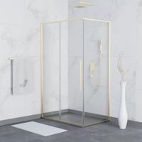 Душевой уголок  80*100*195 RGW SV-42-G Прямоуг./Золото/Прозрачное/6 мм арт-32324280-16 — фото 2, Прямоугольные душевые уголки