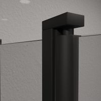 Шторка на ванну 100*140 RGW SC-11-B Чёрный/Прозрачное/6 мм (99-100 Easy) арт-03111110-14 — фото 7, Шторки для ванной распашные