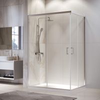 Душевой уголок  80*100*195 RGW PA-246 Прямоуг./Хром/Прозрачное/6 мм (Easy) арт-030824680-11 — фото 2, Прямоугольные душевые уголки