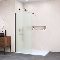 Душевая перегородка  80*195 RGW WA-002 B Чёрный/Матовое/6 мм (Easy) арт-35100208-24 — фото 1, Душевые перегородки