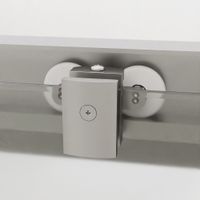 Душевая дверь INRAIN VIN-016 / 100х195 / Хром / Прозрачное / 6 мм арт-73VI01610-CH — фото 4, Раздвижные душевые двери