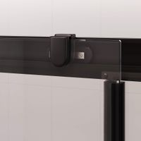 Душевая дверь 140*195 RGW PA-017-B Чёрный/Матовое/6 мм (Easy) арт-350801714-24 — фото 3, Раздвижные душевые двери