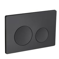 Кнопка слива RGW SWH-07B  черный  (двойной смыв) арт-68420007-04 — фото 1, Кнопки смыва