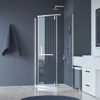 Душевой уголок 100*100*195 RGW HO-081 Трапеция/хром/Матовое/8 мм (2 уп.) арт-350608100-21 — фото 6, Душевые уголки трапеция