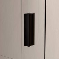 Шторка на ванну RGW SC-40B 100x150, профиль черный, стекло прозрачное, арт-03114010-14 — фото 4, Шторки для ванной раздвижные