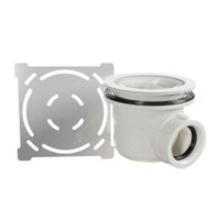 Сифон RGW S-010 хром Ø 90 мм к поддону ST арт-182411010-01 — фото 1, Сифоны для поддонов