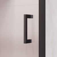 Душевая дверь 140*195 RGW PA-017-B Чёрный/Матовое/6 мм (Easy) арт-350801714-24 — фото 4, Раздвижные душевые двери
